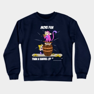 Chloe's Monkey Fun Crewneck Sweatshirt